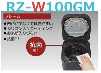 RZ-W100GMのシリコン入りコーティング